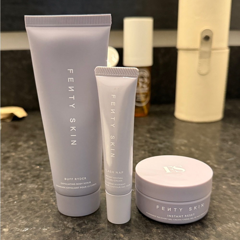 Fenty Beauty Skincare Set in Soft Lavender